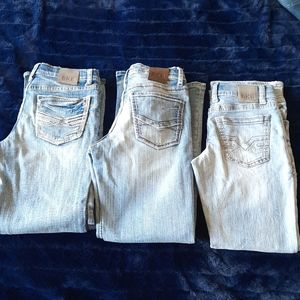 Lot of 3 boys BKE jeans